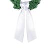 Christmas Wreath Sash 122cm Long Soft Polyester Wreath Ribbon Hanging Ornament For Front Door Doorway Holiday Decoration