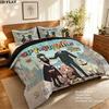 Biancheria da letto con motivo Spy Family Set Copripiumone Federe Regalo di Compleanno per la Casa(1 * copripiumino + 2 * federa, senza nucleo)