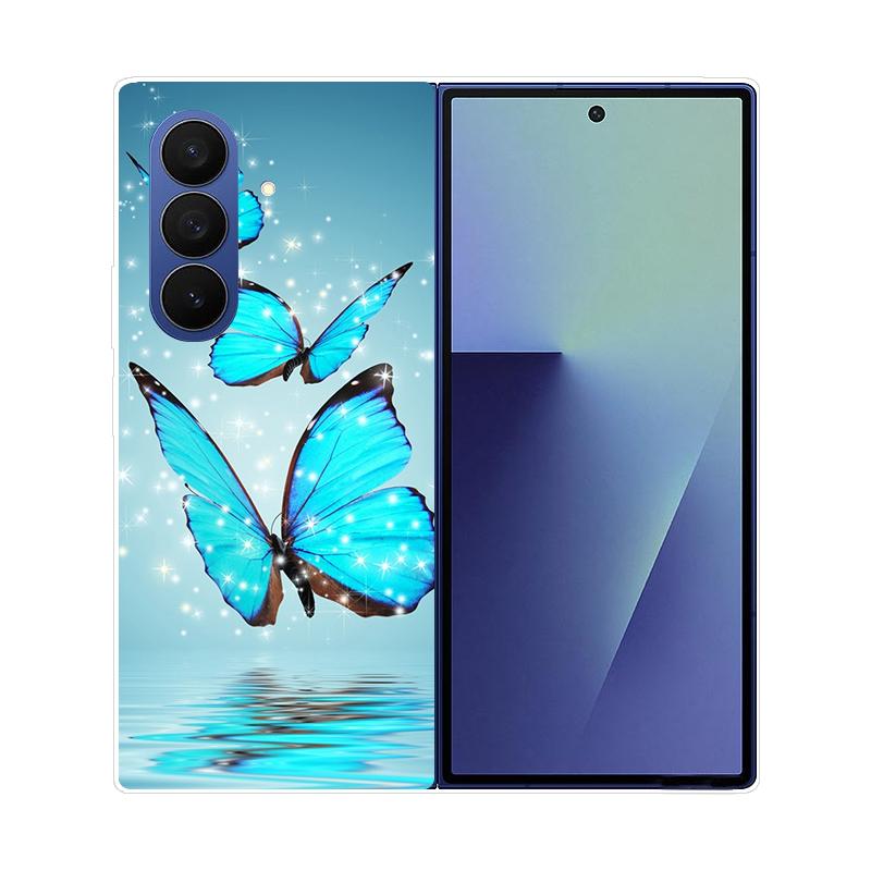 For Samsung Galaxy Z Fold 7 Fold7 Case Luxury Folding Shockproof Protection Funda for Samsung Galaxy Z Fold 7 PC Hard Back Cover