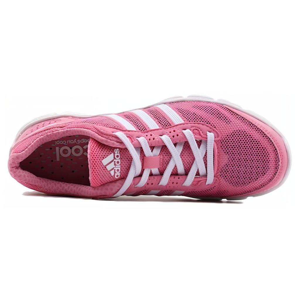 adidas Breeze Series Comfortable Shock Absorption Low-Top Casual Running Shoes Women Sneakers Pink S76763