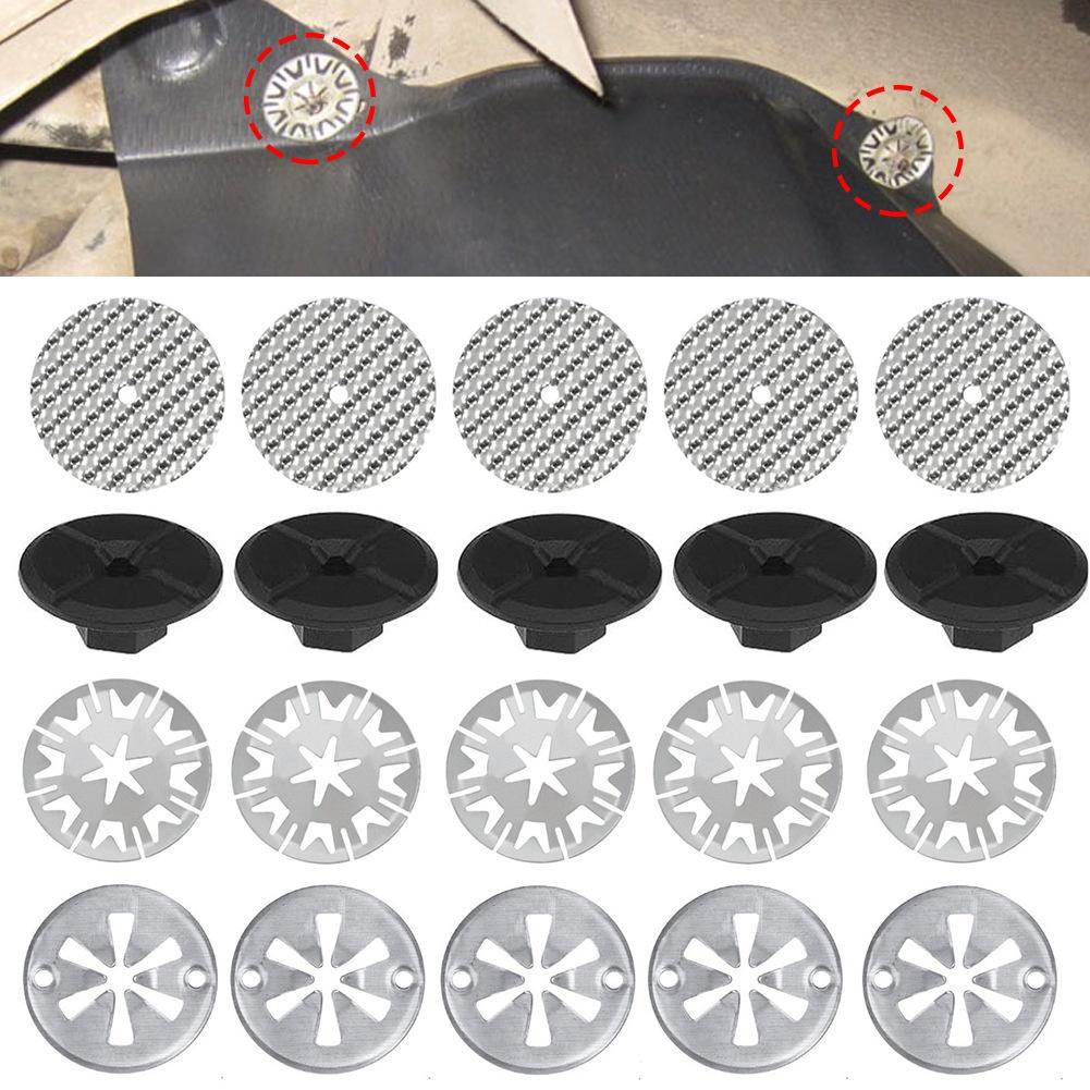36/20PCS Automobile Heat Insulation Board Repair Kit Heat Shield Washer Attachment Repair Kit Tighten Gasket Tool Parts