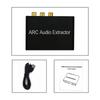 HDTV ARC Audio Extractor Converter HDMI ARC In To SPDIF Coaxial Optical RCA Stereo Audio Output Adapter