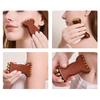 Facial Gua Sha Roller Bead Massager Cheek Beauty Lifting Tool for Lymphatic Care & Trigger Point Relax