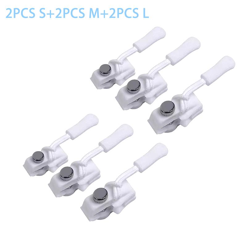 Reißverschluss-Reparatur-Ersatz, universeller Sofort-Reißverschluss-Reparatur-Reißverschlüsse, Gleitzähne, Rettungsreißverschlüsse, Kopf, 3 verschiedene Größen