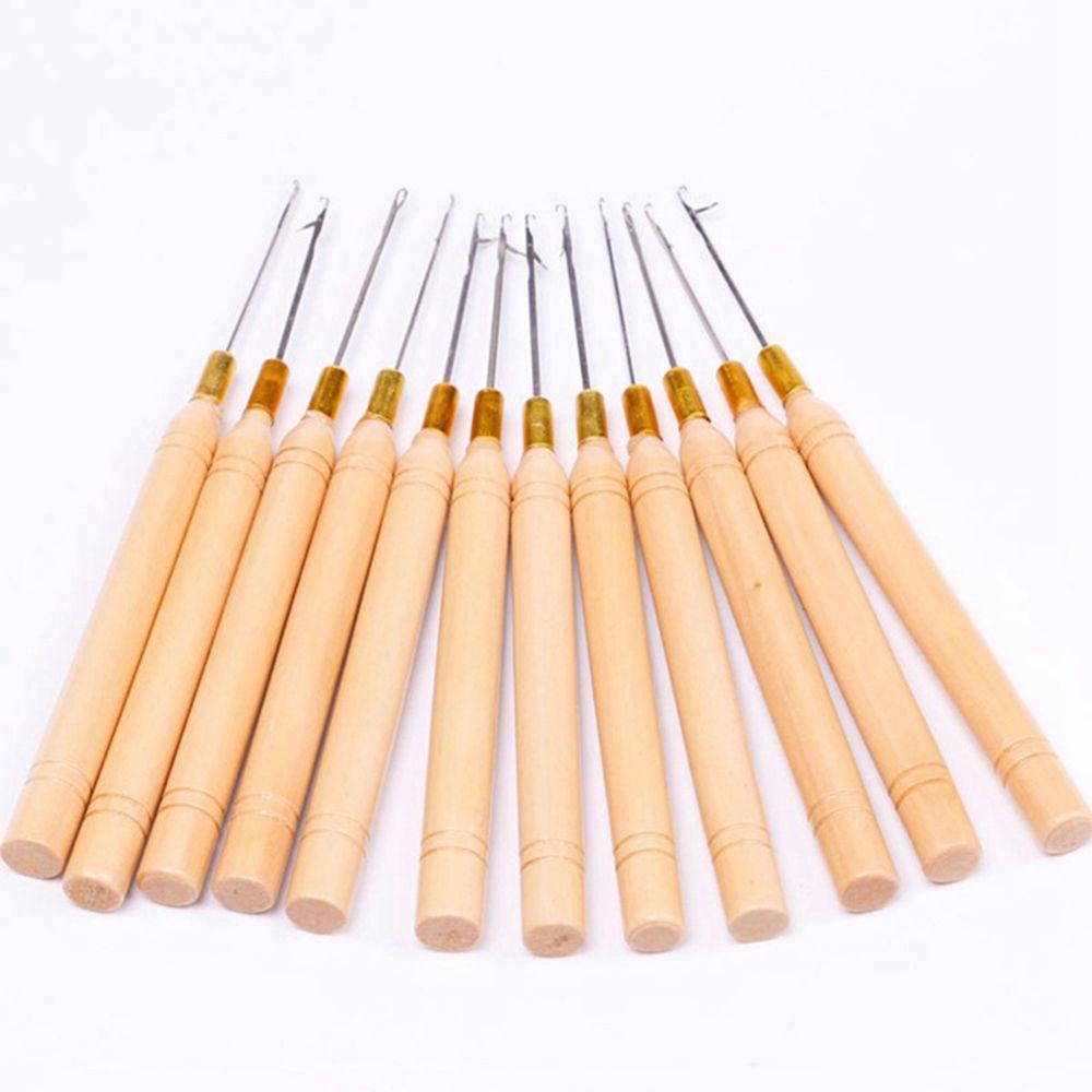 Weaving Hair Extensions Tools Crochet Needle Sew Wig Hair Micro Braids Tools Hook Needle