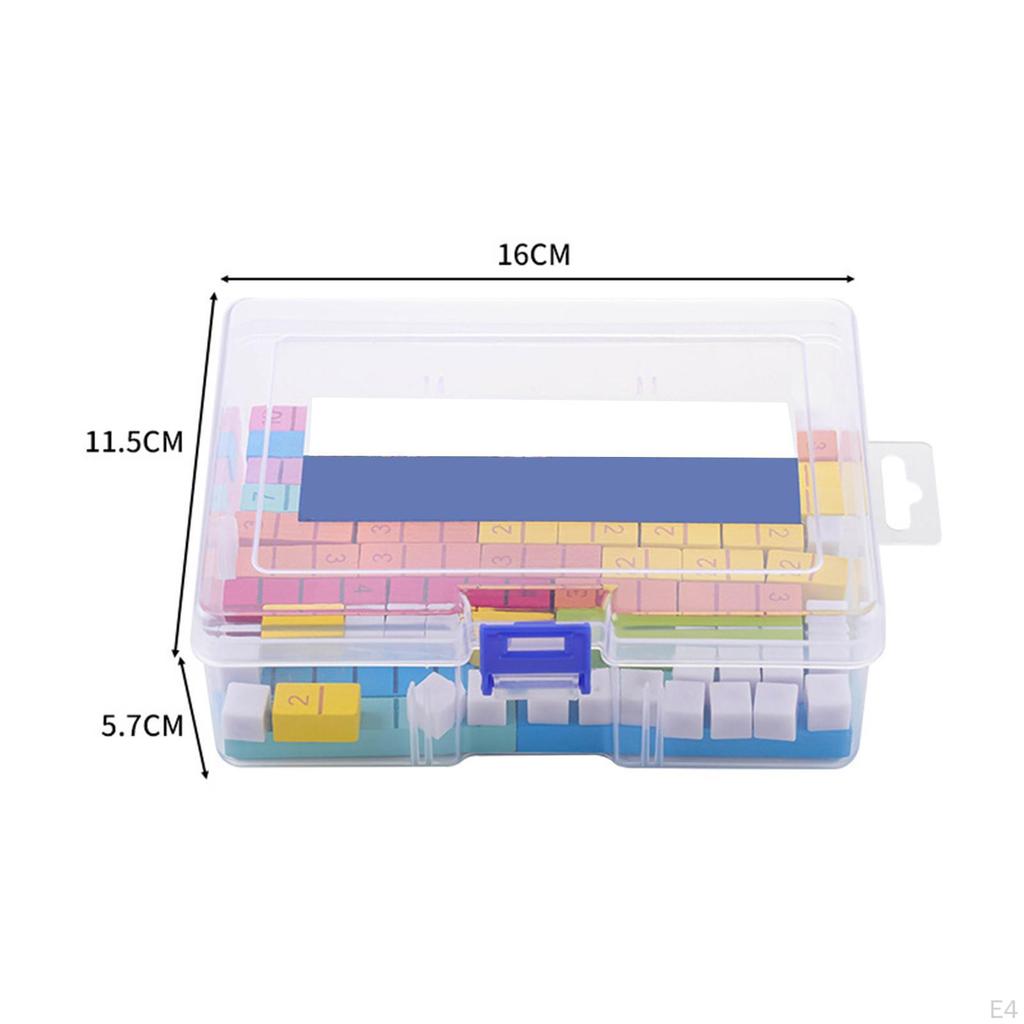 Numerical Rods Education Math Educational Aids,Math Early Learning Material,Number for Boys