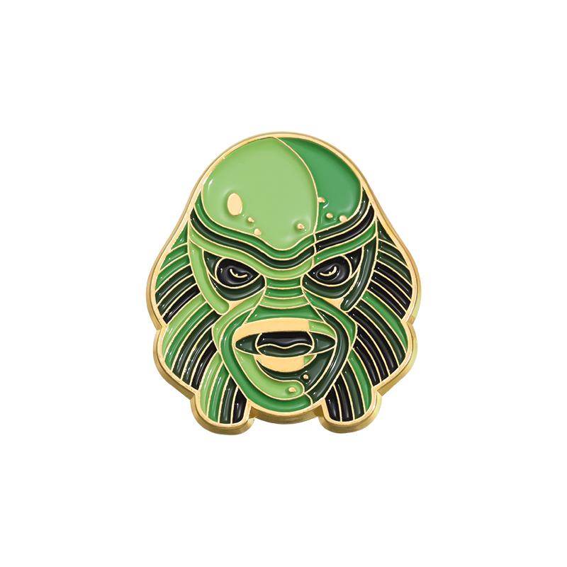 

Cartoon Character Enamel Pins Custom Scary Skeleton Brooches Lapel Badges Cartoon Animal Jewelry Gift for Friends