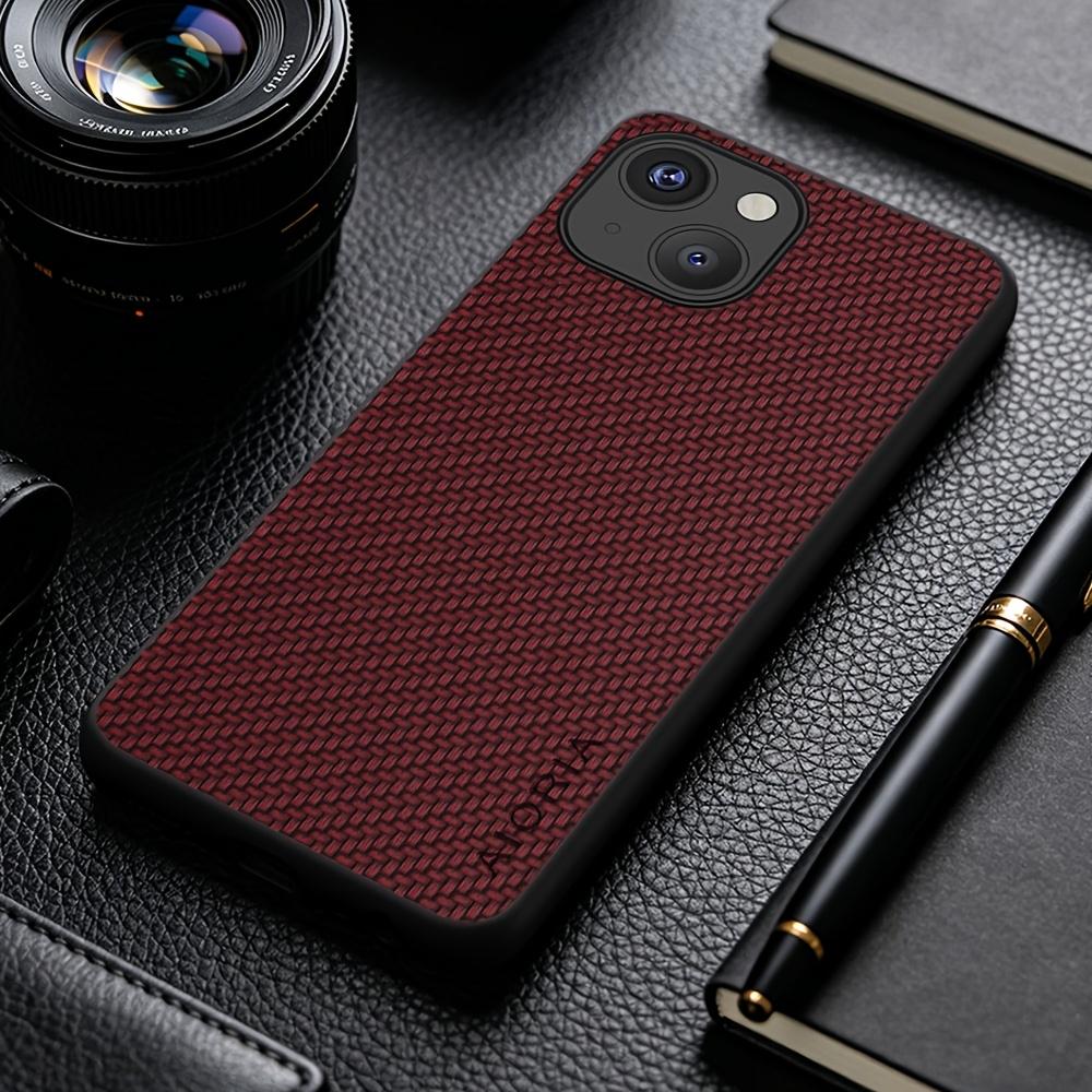 Phone Case: New Fashion Phone Case for iPhone 15 14 13 Pro Max Plus Business Casual Faux Synthetic Leather Phone Cover