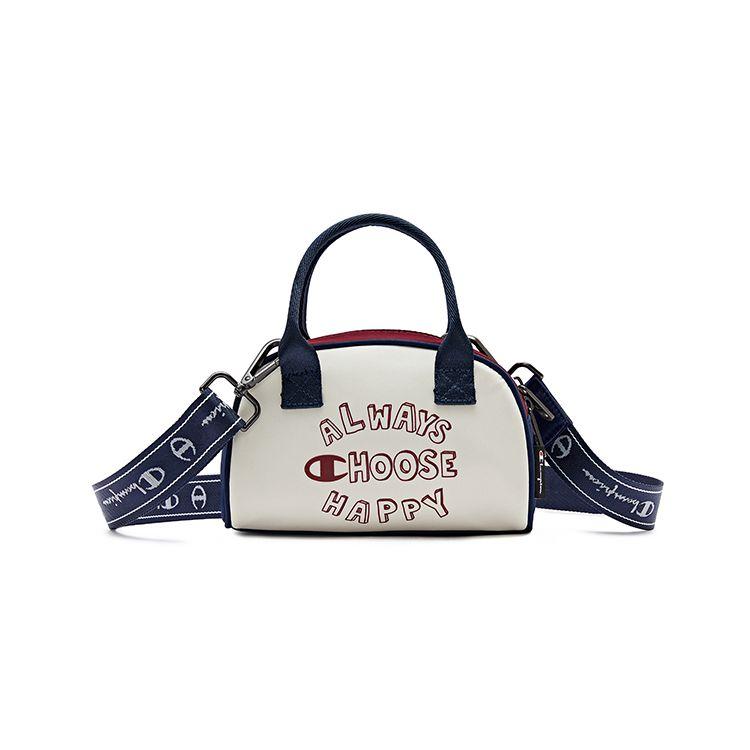 Champion SS24 Bowling Bag Classic Logo Campus Fun Playful College Style Crossbody Bowling Bag Small Fabric Handbag Unisex bags U4AACPU18 Gray