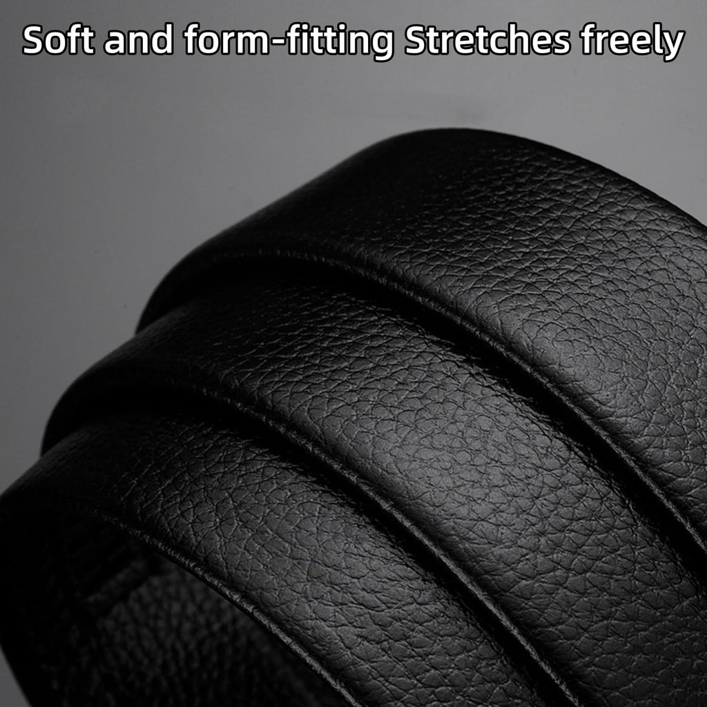 [Boobeen] Men's Ratchet Belt, Leather Belt for Men, Adjustable Cut, Perfect for Everyday UseOutdoorBusiness