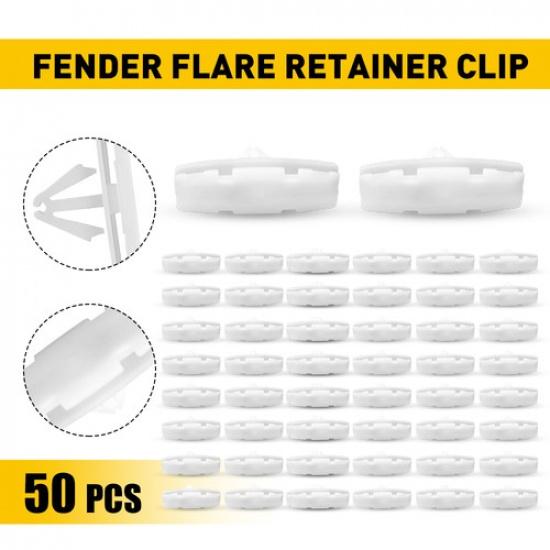 50X For Jeep Wrangler JK Gladiator Fender Flare Clips Rocker Moulding Retainer V