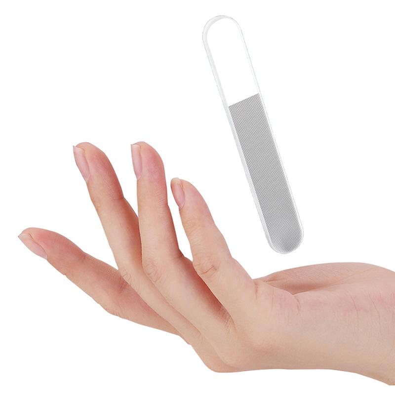 1 Pezzo Lima Lucidante per Unghie in Vetro Nano File Durevole Lucida Strumenti per Manicure Nail Nail Art Tool