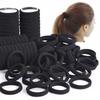 50pcs Black Hair Rope Simple Elastic Hair Band Hair Accessories For Women Ideal Choice for Gifts Haarband Kind  Rubber Bands