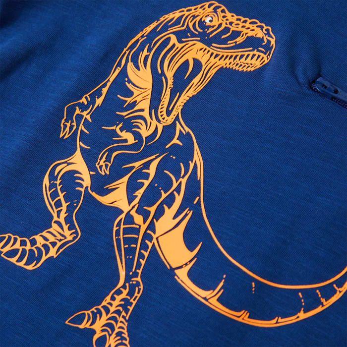 T-shirt pour enfants avec manches courtes bleu foncé 92/104/116/128/140