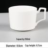 Bone China Coffee Cup and Saucer Set