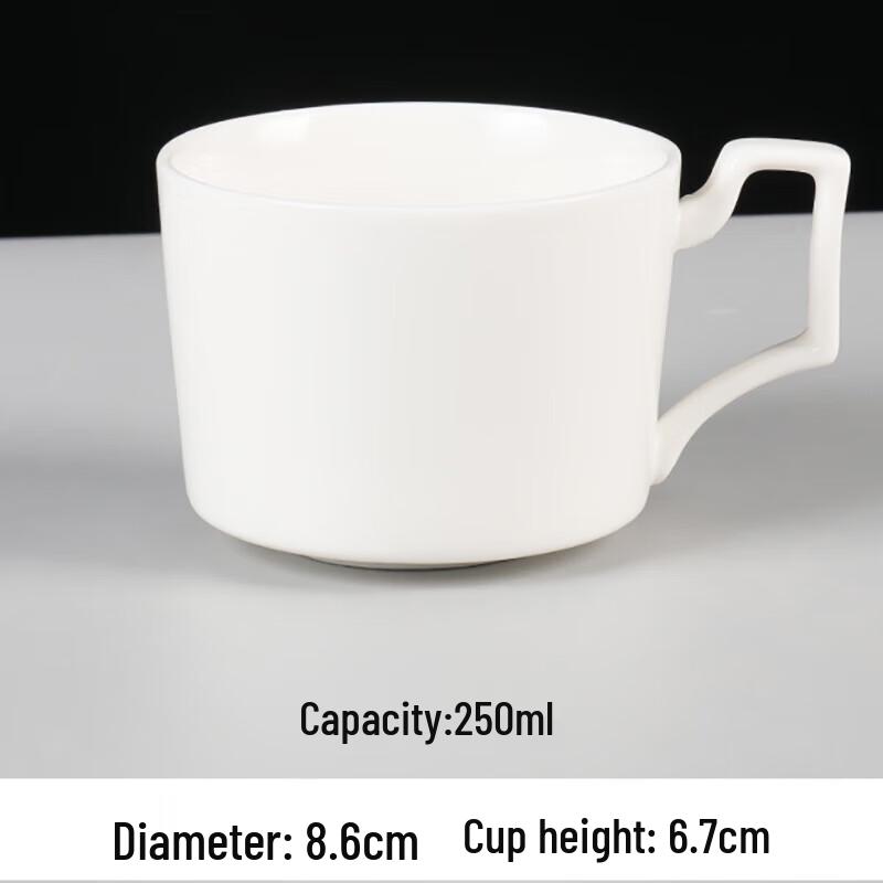 Bone China Coffee Cup and Saucer Set