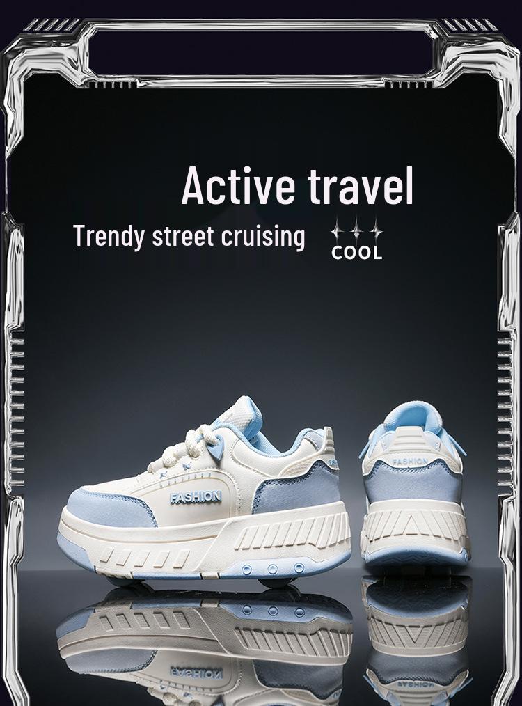 LED Light-Up Roller Shoes and Skates for Kids and Adults