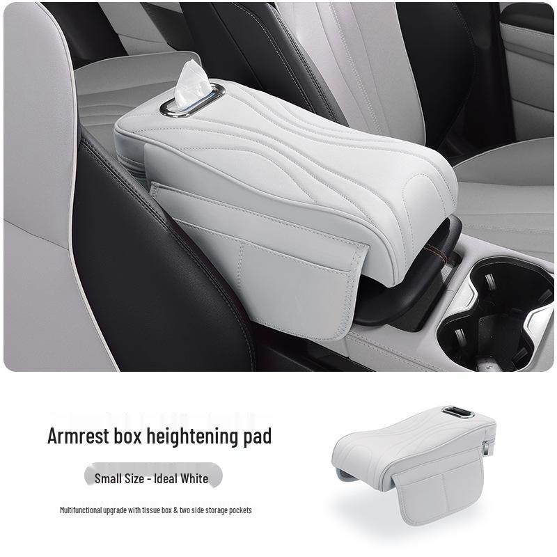 Universal Car Central Armrest Pad: Elevated Elbow Support & Protective Cover