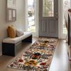 Alfombra Larga Decorativa con Patrón de Abejas Vintage, Suave y Adecuada para Pasillos, Cocinas, Dormitorios, Camas, Casas de Campo, Balcones