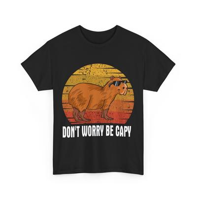 Keine Sorge Sei Capy Shirt, Capybara Liebhaber Nagetiere Tierpfleger Vintage Shirt