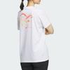 Adidas Short Sleeve Outdoor Ocean Tee With Fish Print Women Tops White IU1284