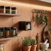 No Punch Spice Storage Rack Wall-Mounted Kitchen Seasoning Jar Multi-Functional Salt Jars  Cooking