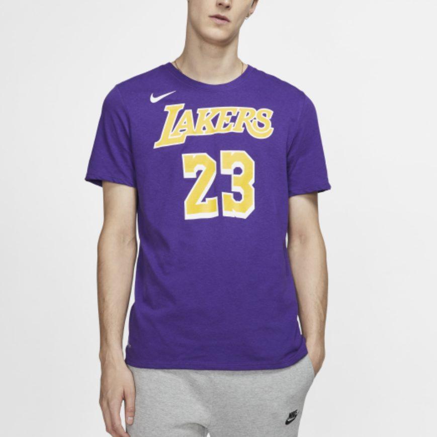 Nike NBA T Shirts Men's Crew Neck Moderate Straight Fit AR4888-557