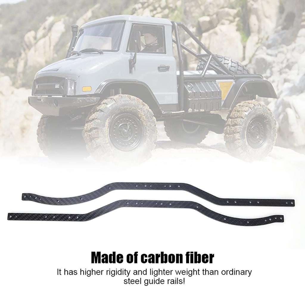 RC Chassis Frame Rails, Impact Resistant RC Crawler Frame Rails for Axial SCX10 RC
