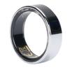 Smart Ring with Display Screen Gesture Control Fitness Ring Step Counter Multiple Sports Modes Silver Size 8 (18.2mm