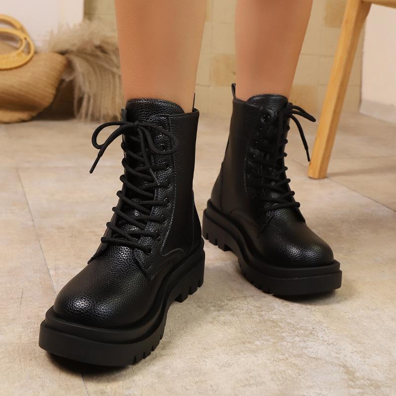 

Fashion Women s 2025 New Autumn and Winter Small Booties Side Zipper British Style Skinny Boots 36