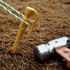 [Ellis] Forged Pegs [Ellis] Stake 18cm 8-Pack Powder Coating (Beige)
