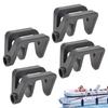 Pontoon Boat Bumper Clips 4X Boat Rail Cleats Outdoor Supplies Quick Connect And Release Design Solid Accessories For Docking