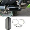 Motorcycle Exhaust Middle Pipe Heat Shield Muffler Protector Guard Carbon Style