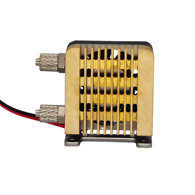 RC Mini Hydraulic Radiator Full Brass with Fan For 1:14 1/12 RC Excavator Truck Bulldozer Model Parts