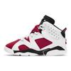 Air Jordan 6 Retro PS Carmine 2021 Παιδικά Αθλητικά Παπούτσια Λευκό Μαύρο 384666-106