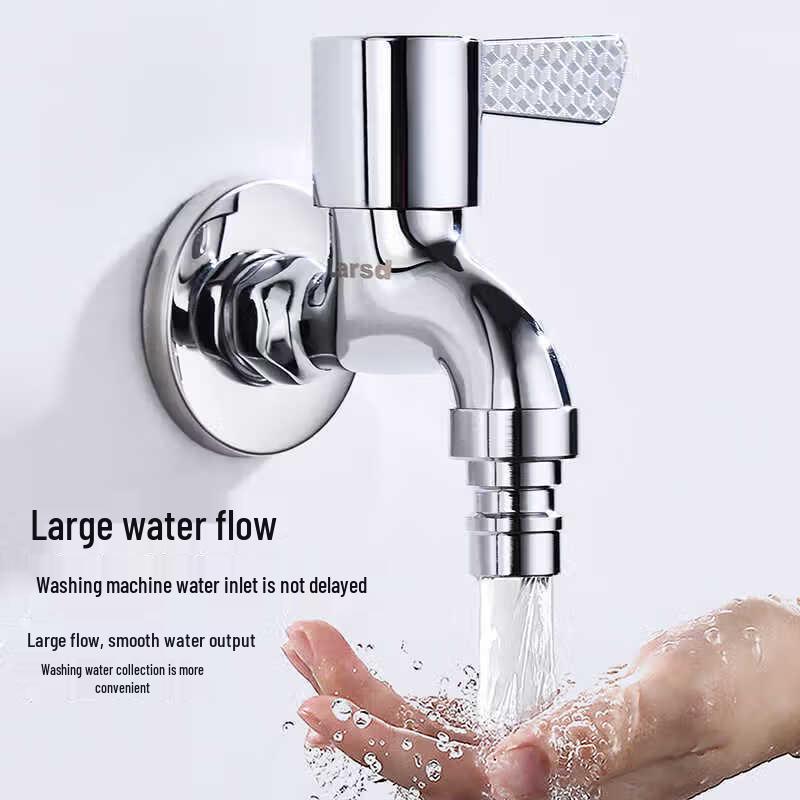 Ally Brass Single Cold Wall-Mounted Faucet