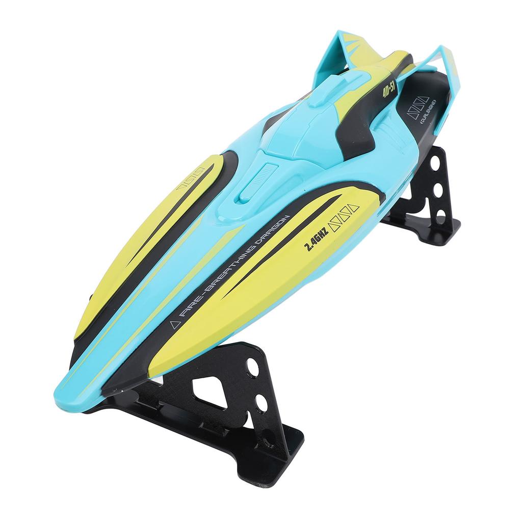 Remote Control Boat with LED Lights 2.4GHz High Speed Dual Motor Dual Propellers Water Resistant