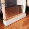 Full Length Mirror Base Sturdy Construction High Stability Universal Anti-Slip Floor Standing Mirror Stand