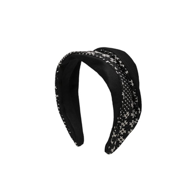 Brown Hat Folding Fascinator - Noir