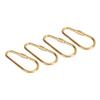 Screw Lock Keychain Hook DIY 4 PCS Brass Screw Lock Clip for Hanging Keys Bottles Connecting Tents