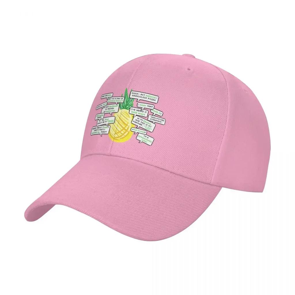 Iconic Psych Quotes ft a Pineapple Baseball Cap Beach Bag tactical cap Rugby Boy Child Womens