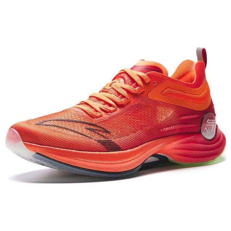 Anta Mah Pro Nitrogen Technology Non-Slip Wear-Resistant Low-Top Running Shoes Men Sneakers Orange Yellow 112335584-4