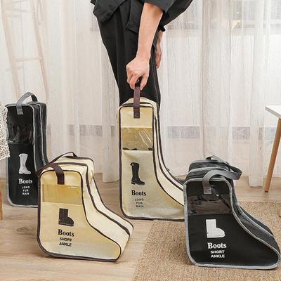 Korean-Style Travel Long Boots with Moisture-Proof, Dustproof Storage Bag