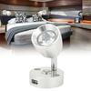 RV LED Rding Light Press Dimming   USB Port Wall Mount Car Interior Light for     Boat