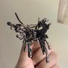 New Y2k Butterfly Crab Claw Clip for Women Elegant Geometric Shark Hair Clips Korean Metal Chic Hairpin Girls Hair Accessories
