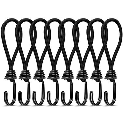 Guyline Twin Hook Rope Tension Hook Rubber Rubber Hook Tent Guyline Stretch Cord Rope Hook Tent Hook Stretch Cord Tent Accessories Camping Cord Strap