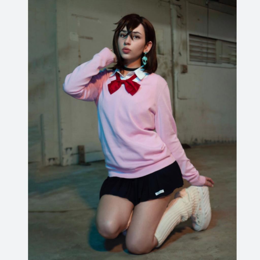 Momo Ayase Cosplay Costume Anime Dan Da Dan perruque Cos Costume écolière uniforme jupe tenues féminines