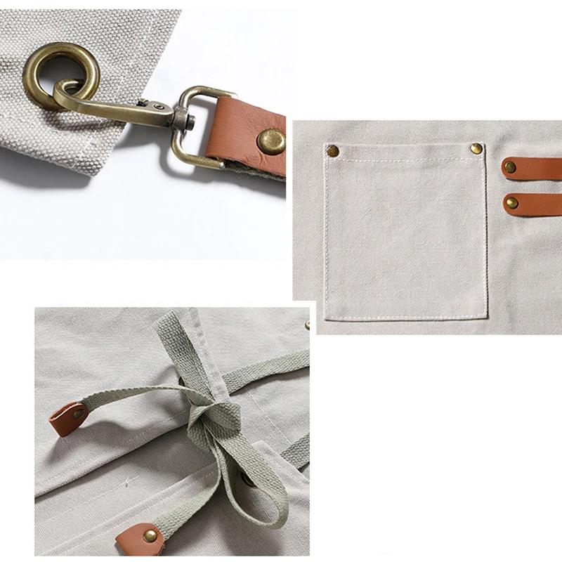 Nouă moda pânză de bucătărie șorț impermeabil șorț de bucătar șorț pentru bărbați pentru grătar bar magazin cafenele frumusețe unghii uniformă bucătărie