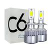 Ultra-Bright C6 LED Headlights – 72W 7200LM (H4/H7/HB4, 12V) Low/High Beam Car Bulbs (2-Pack)