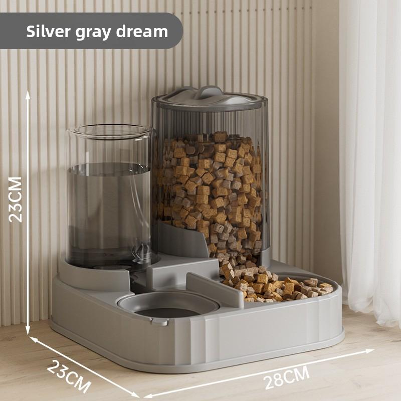 Cat Water Dispenser, Automatic Cat Food Feeder, Integrated Water Feeder, Cat Water Flow Circulation, Pet Water Dispenser